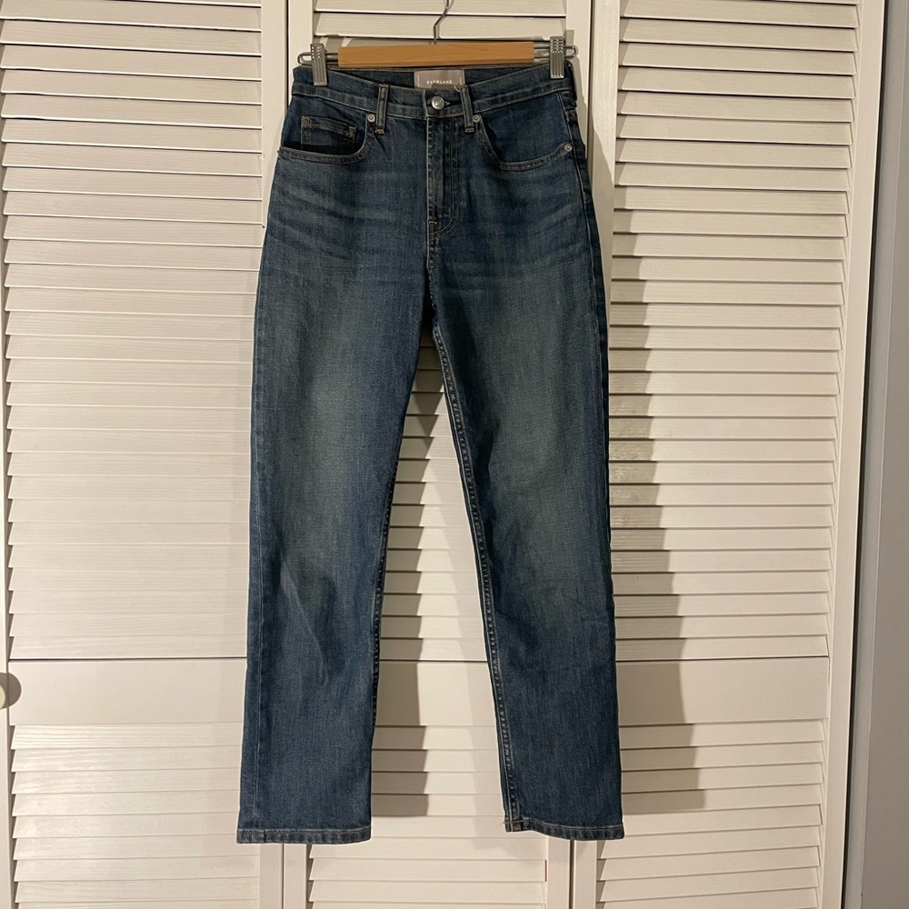 Everlane High Waist Straight 25 ankle